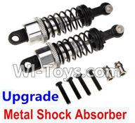Wltoys K929 Upgrade Metal Shock Absorber(2pcs)-Gray,Wltoys K929 desert RC Truck Parts,1:18 rc car and rc racing car Parts