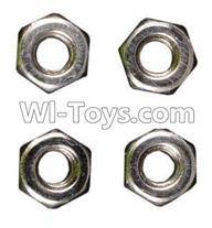 Wltoys K929 M3 Anti-loose Screw nut(4pcs),Wltoys K929 desert RC Truck Parts,1:18 rc car and rc racing car Parts