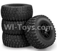 Wltoys K939 Left and Right Wheel unit(Total 4pcs),Wltoys K939 RC Car Spare Parts Replacement Accessories,1/10 1:10 Scale 4wd K939 RC Truck parts,RC Racing car Parts
