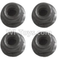 Wltoys K939 M2.5 Locknut(4pcs)-K939-43,Wltoys K939 RC Car Spare Parts Replacement Accessories,1/10 1:10 Scale 4wd K939 RC Truck parts,RC Racing car Parts