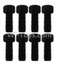 Wltoys K939 K939-63 Cup head inner hexagon Screws-M3X8(8pcs),Wltoys K939 RC Car Spare Parts Replacement Accessories,1/10 1:10 Scale 4wd K939 RC Truck parts,RC Racing car Parts