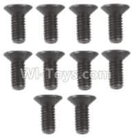 Wltoys K939 A929-58 Countersunk head inner hexagon Screws-M4X10(10pcs),Wltoys K939 RC Car Spare Parts Replacement Accessories,1/10 1:10 Scale 4wd K939 RC Truck parts,RC Racing car Parts
