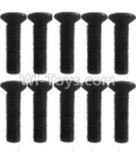 Wltoys K939 A929-61 Countersunk head inner hexagon Screws-M3X12(10pcs),Wltoys K939 RC Car Spare Parts Replacement Accessories,1/10 1:10 Scale 4wd K939 RC Truck parts,RC Racing car Parts