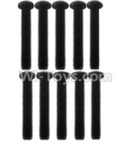 Wltoys K939 A929-73 Pan head inner hexagon Screws-M3X16(10pcs),Wltoys K939 RC Car Spare Parts Replacement Accessories,1/10 1:10 Scale 4wd K939 RC Truck parts,RC Racing car Parts