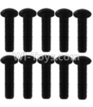 Wltoys K939 A929-74 Pan head inner hexagon Screws-M3X12(10pcs),Wltoys K939 RC Car Spare Parts Replacement Accessories,1/10 1:10 Scale 4wd K939 RC Truck parts,RC Racing car Parts