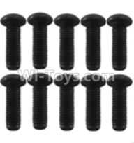 Wltoys K939 A929-75 Pan head inner hexagon Screws-M3X10(10pcs),Wltoys K939 RC Car Spare Parts Replacement Accessories,1/10 1:10 Scale 4wd K939 RC Truck parts,RC Racing car Parts
