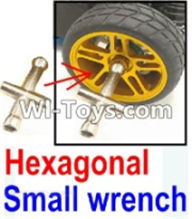 Wltoys 10428 Hexagonal small wrench(Can be used for M2, M2.5, M3, M4 nut specifications) For Wltoys K949 RC Car Parts,High speed 1:10 Scale 4wd,K949 Drift Racing Truck Car Parts