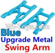 Wltoys 10428 Upgrade Metal Swing Arm-Blue-2pcs-K949-09,Wltoys 10428 RC Car Parts,High speed 1:10 Scale 4wd,10428 Electric Power On Road Drift Racing Truck Car Parts