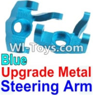 Wltoys 10428 Upgrade Metal Steering arm-Blue-2pcs-K949-11,Wltoys 10428 RC Car Parts,High speed 1:10 Scale 4wd,10428 Electric Power On Road Drift Racing Truck Car Parts