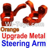 Wltoys 10428 Upgrade Metal Steering arm-Orange-2pcs-K949-11,Wltoys 10428 RC Car Parts,High speed 1:10 Scale 4wd,10428 Electric Power On Road Drift Racing Truck Car Parts