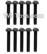Wltoys 10428 A929-75 Pan head inner hexagon Screws-M3X10-Black zinc plated(10PCS)-K949-117,Wltoys 10428 RC Car Parts,High speed 1:10 Scale 4wd,10428 Electric Power On Road Drift Racing Truck Car Parts