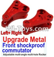 Wltoys 10428 Upgrade Metal Front shockproof commutator(Left and Right)-Red-K949-14,Wltoys 10428 RC Car Parts,High speed 1:10 Scale 4wd,10428 Electric Power On Road Drift Racing Truck Car Parts