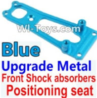 Wltoys 10428 Upgrade Metal Front Shock absorbers Positioning seat-Blue-K949-16,Wltoys 10428 RC Car Parts,High speed 1:10 Scale 4wd,10428 Electric Power On Road Drift Racing Truck Car Parts