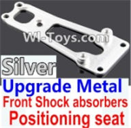 Wltoys 10428 Upgrade Metal Front Shock absorbers Positioning seat-Silver-K949-16,Wltoys 10428 RC Car Parts,High speed 1:10 Scale 4wd,10428 Electric Power On Road Drift Racing Truck Car Parts