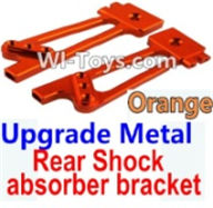 Wltoys 10428 Upgrade Metal Rear Shock absorber bracket-Orange-2pcs-K949-26,Wltoys 10428 RC Car Parts,High speed 1:10 Scale 4wd,10428 Electric Power On Road Drift Racing Truck Car Parts