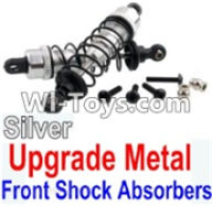 Wltoys 10428 Upgrade Metal Front Shock Absorbers(2pcs)-Silver-K949-36,Wltoys 10428 RC Car Parts,High speed 1:10 Scale 4wd,10428 Electric Power On Road Drift Racing Truck Car Parts