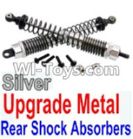 Wltoys 10428 Upgrade Metal Rear Shock Absorbers(2pcs)-Silver-K949-37,Wltoys 10428 RC Car Parts,High speed 1:10 Scale 4wd,10428 Electric Power On Road Drift Racing Truck Car Parts