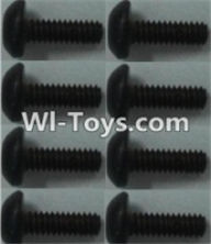 Wltoys 10428 Pan head inner hexagon Screws-M2X6-(8pcs)-K949-90,Wltoys 10428 RC Car Parts,High speed 1:10 Scale 4wd,10428 Electric Power On Road Drift Racing Truck Car Parts
