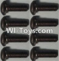 Wltoys 10428 Pan head inner hexagon Screws-M2.5X6-(8pcs)-K949-91,Wltoys 10428 RC Car Parts,High speed 1:10 Scale 4wd,10428 Electric Power On Road Drift Racing Truck Car Parts