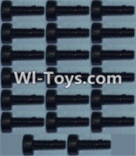 Wltoys 10428 Cup head inner hexagon Screws M2X6-(20pcs)-K949-94,Wltoys 10428 RC Car Parts,High speed 1:10 Scale 4wd,10428 Electric Power On Road Drift Racing Truck Car Parts