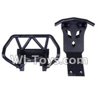 Wltoys K959 Front and Rear anti-Collision board For WLtoys K959 1/12 1:12 RC Drift Car Parts desert Off Road Buggy parts