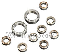 Wltoys K959 Whole Car Axle(total 10pcs) For WLtoys K959 1/12 1:12 RC Drift Car Parts desert Off Road Buggy parts