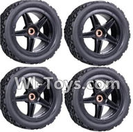 Wltoys K959 Front Tire(2pcs) & Rear Tire(2pcs) For WLtoys K959 1/12 1:12 RC Drift Car Parts desert Off Road Buggy parts