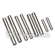 Wltoys K959 Axle Pin(Total 8pcs) For WLtoys K959 1/12 1:12 RC Drift Car Parts desert Off Road Buggy parts