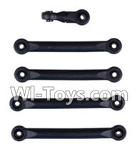 Wltoys K959 Pull Rod(total 5pcs) For WLtoys K959 1/12 1:12 RC Drift Car Parts desert Off Road Buggy parts