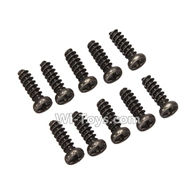 Wltoys K959 Round Head Screw 2.6x8mm(10pcs) For WLtoys K959 1/12 1:12 RC Drift Car Parts desert Off Road Buggy parts