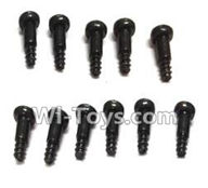 Wltoys K959 Round Head Screw PWA Screw 3x8mm(10pcs) For WLtoys K959 1/12 1:12 RC Drift Car Parts desert Off Road Buggy parts