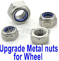 Wltoys K999 Upgrade Metal nuts for wheel(4pcs0,1:28 Wltoys K999 Rc Car Spare Parts Replacement accessories,K999 On Road Drift Racing Truck Car Parts