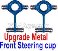 Wltoys K999 Upgrade Metal Front Steering Cup(2pcs),1:28 Wltoys K999 Rc Car Spare Parts Replacement accessories,K999 On Road Drift Racing Truck Car Parts