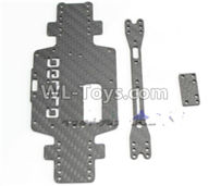 Wltoys K999 Carbon fiber chassis,1:28 Wltoys K999 Rc Car Spare Parts Replacement accessories,K999 On Road Drift Racing Truck Car Parts