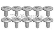 Wltoys K999 K999-13 Screws(10pcs)-1.2X3.5SA,1:28 Wltoys K999 Rc Car Spare Parts Replacement accessories,K999 On Road Drift Racing Truck Car Parts