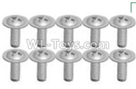 Wltoys K999 K999-23 Screws(10pcs)-2X6PWB,1:28 Wltoys K999 Rc Car Spare Parts Replacement accessories,K999 On Road Drift Racing Truck Car Parts