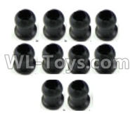 Wltoys K999 K999-44 Plastic ball head parts(10pcs),1:28 Wltoys K999 Rc Car Spare Parts Replacement accessories,K999 On Road Drift Racing Truck Car Parts