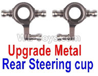 Wltoys K999 Upgrade Metal Rear Steering Cup(2pcs)-Gray,1:28 Wltoys K999 Rc Car Spare Parts Replacement accessories,K999 On Road Drift Racing Truck Car Parts