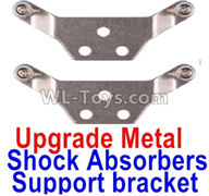 Wltoys K999 Upgrade Metal Shock Absorbers Support bracket(2pcs)-Gray,1:28 Wltoys K999 Rc Car Spare Parts Replacement accessories,K999 On Road Drift Racing Truck Car Parts