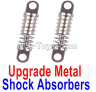 Wltoys K999 Upgrade Metal Shock Absorbers(2pcs)-Gray,1:28 Wltoys K999 Rc Car Spare Parts Replacement accessories,K999 On Road Drift Racing Truck Car Parts