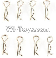Wltoys K989 Clips,R Clip,sR-type pin(8PCS) For WLtoys K989 1:28 rc Drift Car Parts desert Off Road Buggy parts
