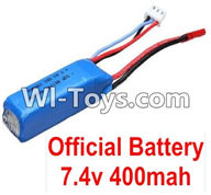 Wltoys K999 Battery,WLtoys 7.4V 400mAh For WLtoys K999 1:28 rc Drift Car Parts desert Off Road Buggy parts