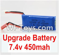 Wltoys K999 Upgrade Battery,7.4V 450MAH Battery For WLtoys K999 1:28 rc Drift Car Parts desert Off Road Buggy parts
