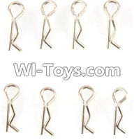 Wltoys K999 Clips,R-Clips,R-type pin(8PCS) For WLtoys K999 1:28 rc Drift Car Parts desert Off Road Buggy parts