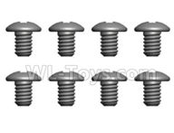 Wltoys L209 Spare Parts-29-02 0554 Pan head Cross recessed screws(8PCS)-ST2.3X4PB,Wltoys L209 Rc Car Spare Parts Replacement Accessories,1:10 L209 RC Racing Car Trcuk parts