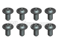 Wltoys L209 Spare Parts-29-07 A303-39 Pan head Cross recessed screws(8PCS)-ST2.6X6PWB6,Wltoys L209 Rc Car Spare Parts Replacement Accessories,1:10 L209 RC Racing Car Trcuk parts