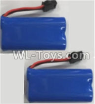 Wltoys L219 Spare Parts-01-02 0449 Official 6.4V 700mah Battery(2pcs),Wltoys L219 Rc Car Spare Parts Replacement Accessories,1:10 L219 RC Racing Car Trcuk parts
