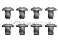 Wltoys L219 Spare Parts-29-02 0554 Pan head Cross recessed screws(8PCS)-ST2.3X4PB,Wltoys L219 Rc Car Spare Parts Replacement Accessories,1:10 L219 RC Racing Car Trcuk parts