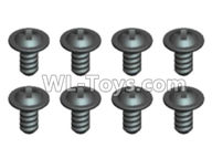 Wltoys L219 Spare Parts-29-07 A303-39 Pan head Cross recessed screws(8PCS)-ST2.6X6PWB6,Wltoys L219 Rc Car Spare Parts Replacement Accessories,1:10 L219 RC Racing Car Trcuk parts