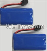 Wltoys L229 Spare Parts-01-02 0449 Official 6.4V 700mah Battery(2pcs),Wltoys L229 Rc Car Spare Parts Replacement Accessories,1:10 L229 RC Racing Car Trcuk parts